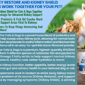 Kidney Restore and Kidney Shield for Cats & Dogs Two-Pack