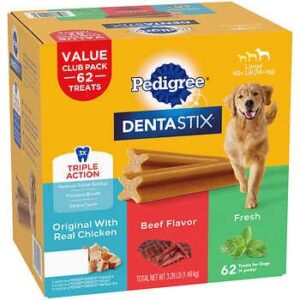 Pedigree Dentastix 65 Piece Variety Pack, 3.5 Pound