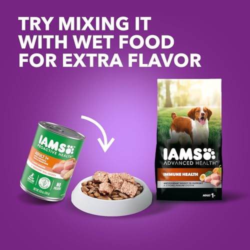 IAMS Advanced Health Immune Health Adult Dry Dog Food Chicken & Exclusive Superfoods Medley Recipe, 13.5 lb. Bag