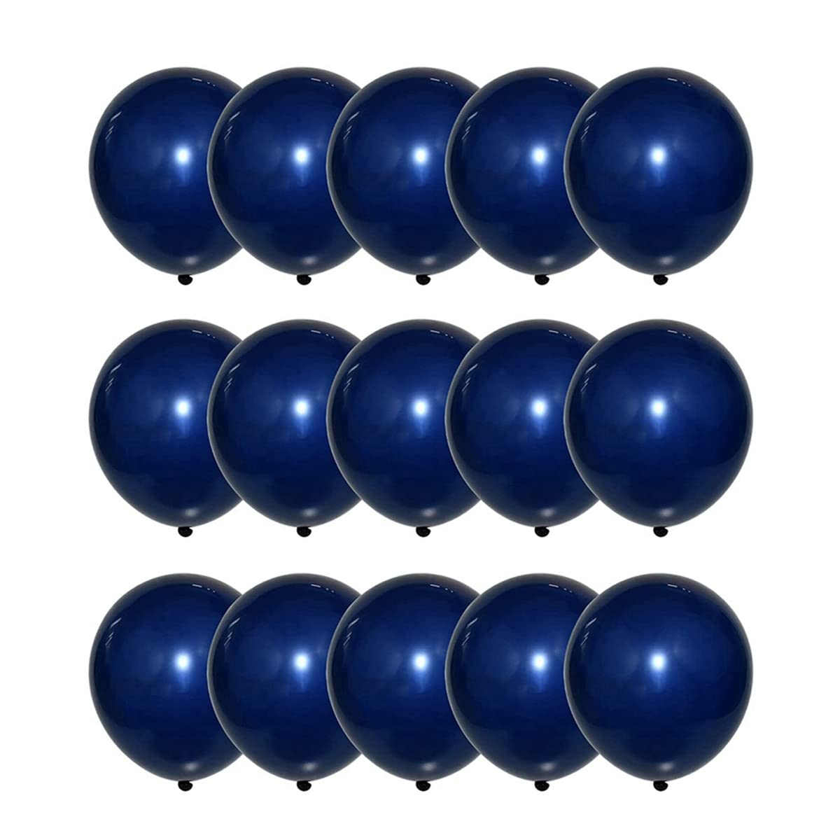 Tangser Pearl Night Blue Balloons, Navy Blue Balloons 12 inch, Dark Blue Balloon 100 Pcak, globos Azul Marino, Midnight Blue Ballons, Latex Balloon for Birthday Party Baby Shower Wedding Decorations