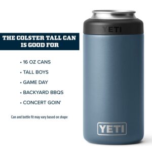 YETI Rambler 16 oz. Colster Tall Can Insulator for Tallboys & 16 oz. Cans, Nordic Blue