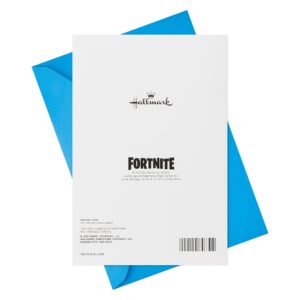 Hallmark Fortnite Birthday Card for Kids with Decal (Peely)