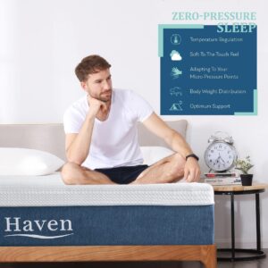 12 Inch King Mattress Memory Foam, Cooling Gel Bed Mattress in a Box, Fiberglass Free Medium Firm Mattress CertiPUR-US Certified, Made in USA