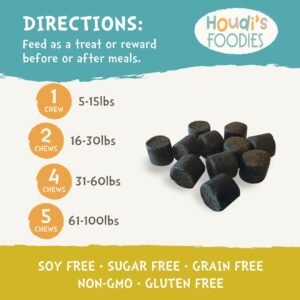 Houdi's Foodies Hip & Joint by North American Herb & Spice - Easy-to-Chew, Veterinarian-Approved SmartSupps for Dogs - Grain Free, Gluten Free & Non-GMO