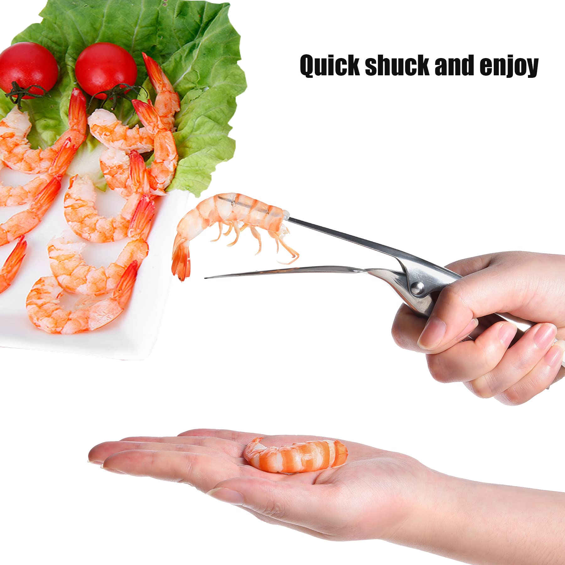 2 Pcs Shrimp Deveiner Tool Shrimp Cleaner, Shrimp Knife ShrimpThread Knife Shrimp Deveining Tool，Shrimp Peeler Set, Toad Fish Shrimp Cleaner Shrimp Peeler.