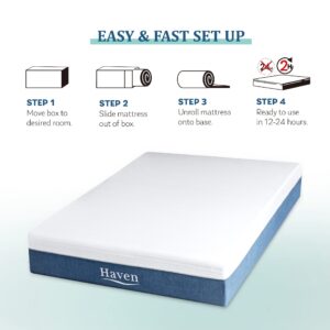 12 Inch King Mattress Memory Foam, Cooling Gel Bed Mattress in a Box, Fiberglass Free Medium Firm Mattress CertiPUR-US Certified, Made in USA