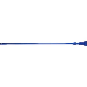 SPARTA 369475EC14 Fiberglass Mop Handle, Jaw Style Mop With Swivel Hang Up Cap For Cleaning, Commercial, Residential, 60 Inches, Blue