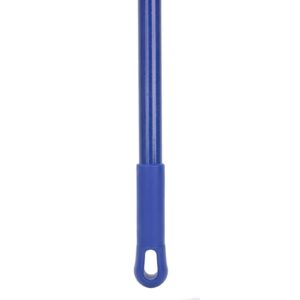 SPARTA 369475EC14 Fiberglass Mop Handle, Jaw Style Mop With Swivel Hang Up Cap For Cleaning, Commercial, Residential, 60 Inches, Blue