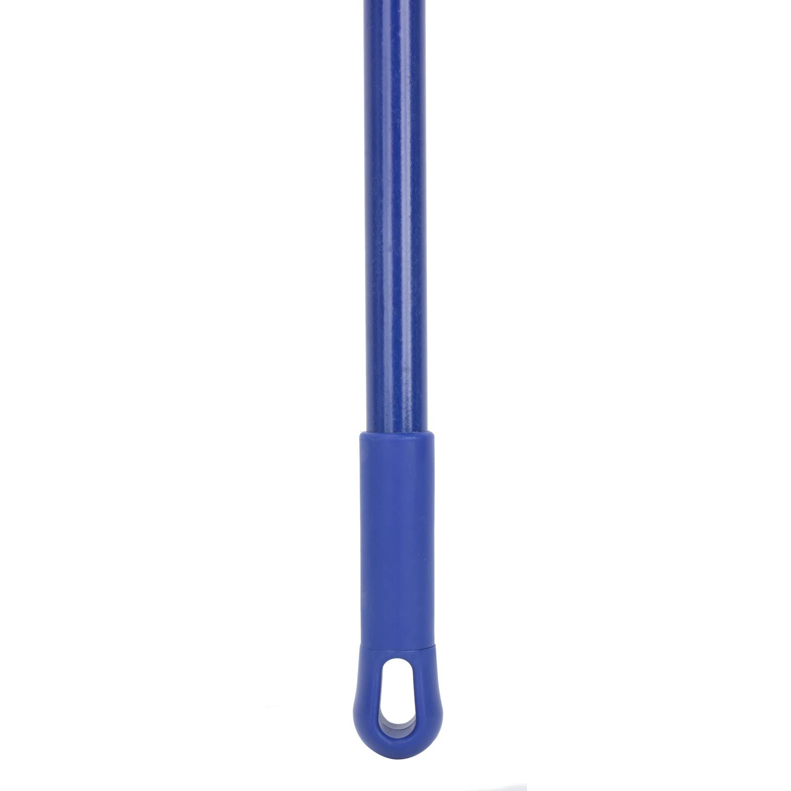 SPARTA 369475EC14 Fiberglass Mop Handle, Jaw Style Mop With Swivel Hang Up Cap For Cleaning, Commercial, Residential, 60 Inches, Blue