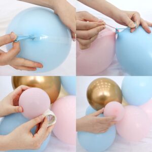 Gender Reveal Balloon Arch Pink And Blue Garland Kit For Boy Or Girl Pastel Party Decoration Baby Birthday