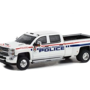 2018 Chevy Silverado 3500 Dually, White - Greenlight 46090C/48-1/64 Scale Diecast Car