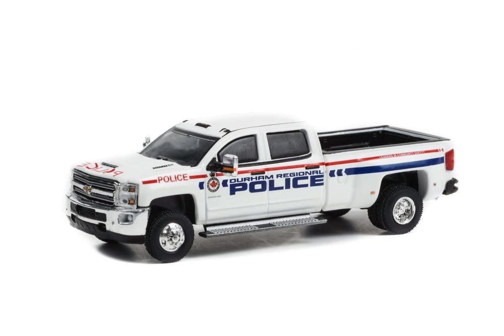 2018 Chevy Silverado 3500 Dually, White - Greenlight 46090C/48-1/64 Scale Diecast Car