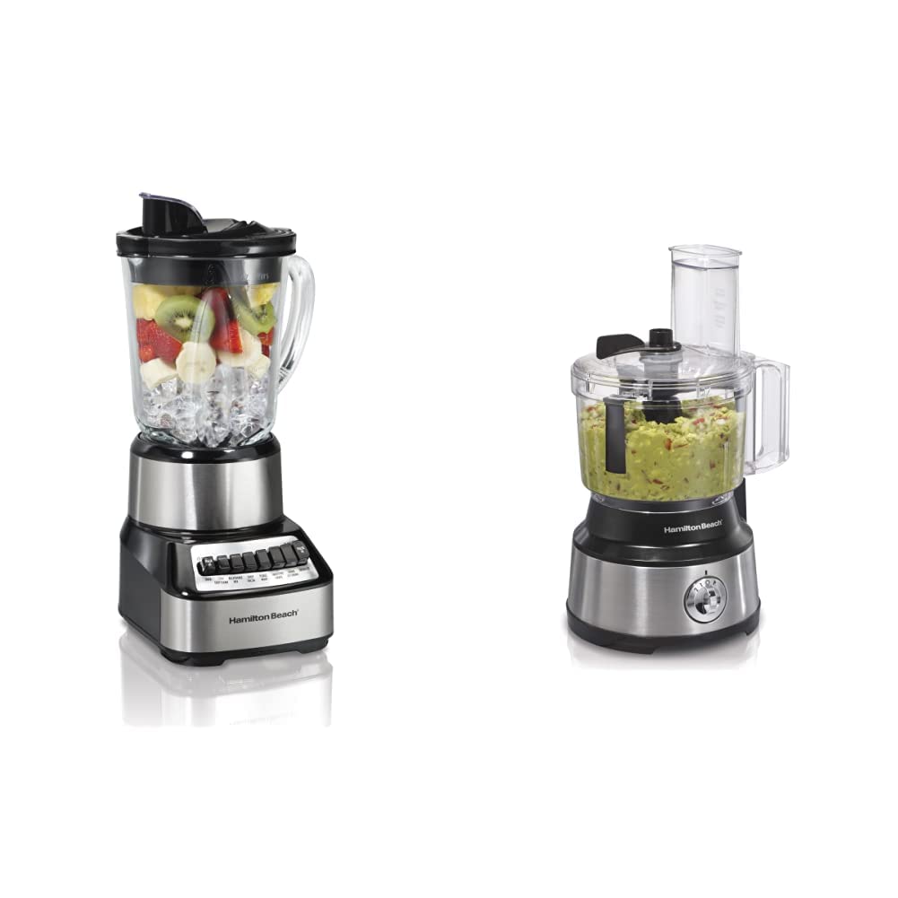 Hamilton Beach Wave Crusher Blender + Food Processor & Chopper