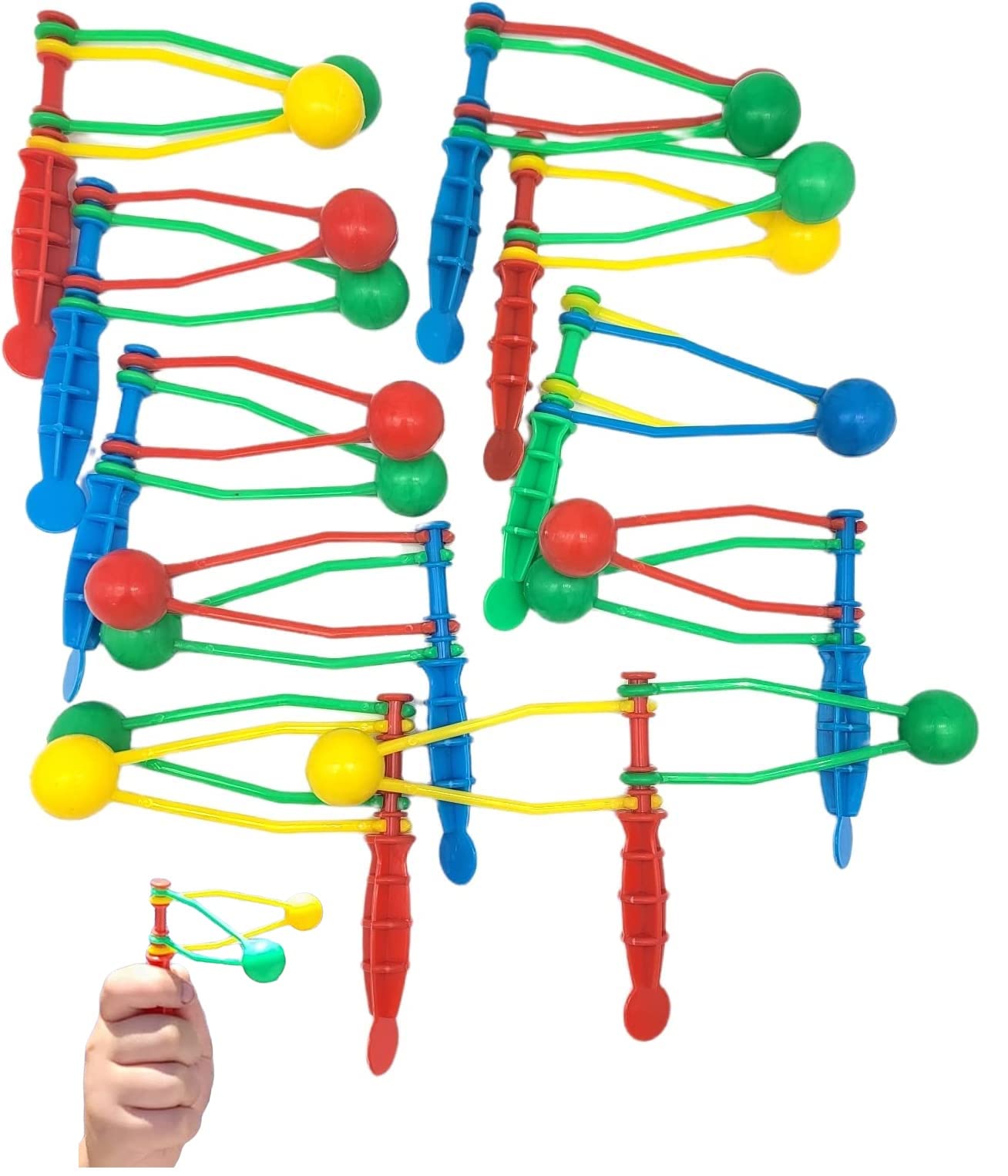 Mini Colorful Clackers (12 Pack) 4" Perfect Noisemakers for Parties, Sporting Events, Graduation Celebrations, Birthday Surprise Party or any other Noise Requiring Occasion!