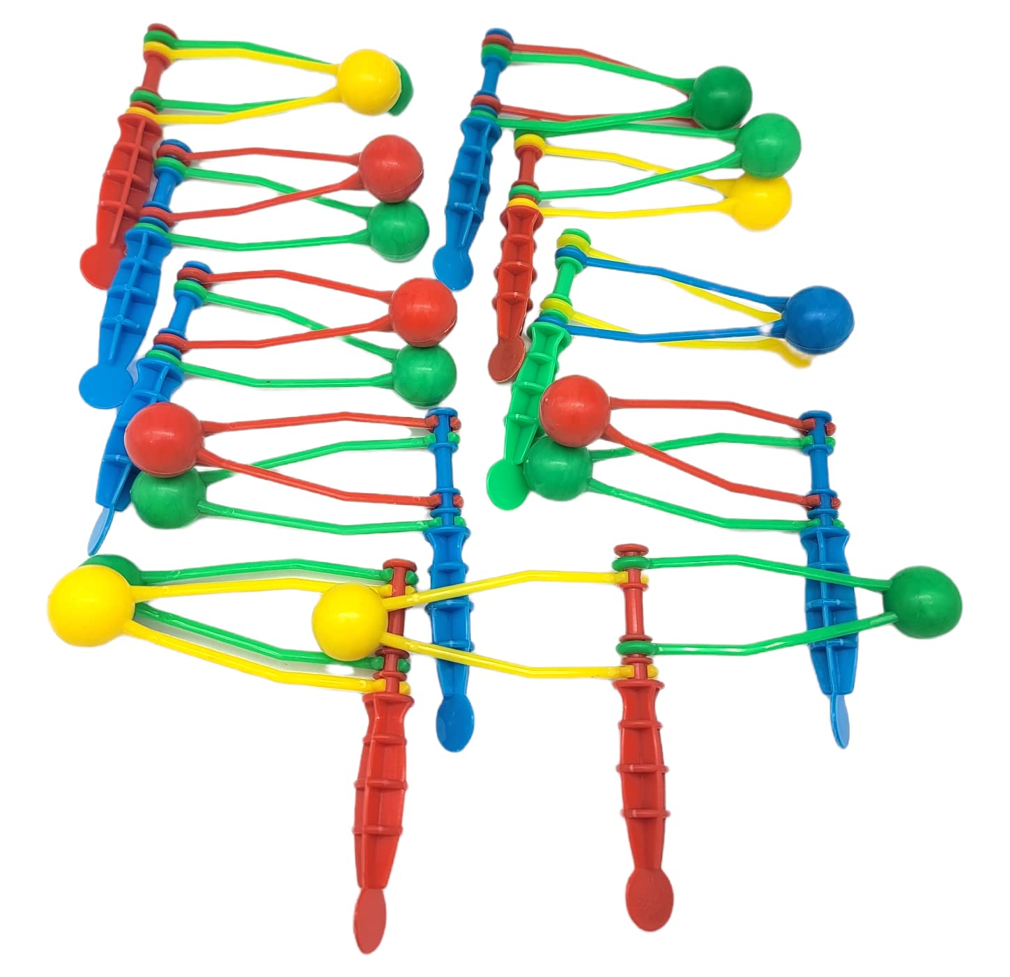 Mini Colorful Clackers (12 Pack) 4" Perfect Noisemakers for Parties, Sporting Events, Graduation Celebrations, Birthday Surprise Party or any other Noise Requiring Occasion!