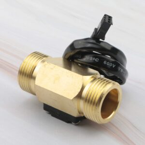 Pxyelec 1Pcs G3/4" Hall Effect Liquid Water Flow Sensor Brass Switch Flowmeter Counter Meter DC 5V 1-30L/min