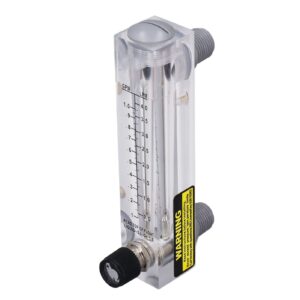 0.1-1gpm panel type tube liquid flowmeter adjustable knob water liquid meter liquid measuring tool