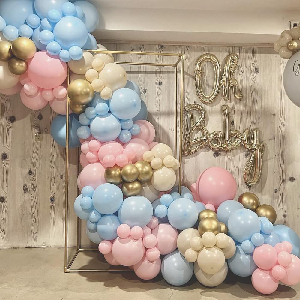 Gender Reveal Balloon Arch Pink And Blue Garland Kit For Boy Or Girl Pastel Party Decoration Baby Birthday