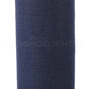 CleverDelights 14" Navy Burlap Roll - Finished Edges - 10 Yards - Jute Burlap Fabric