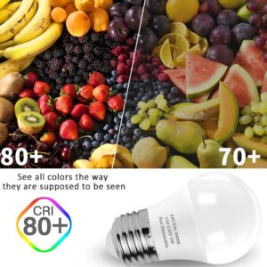 LED Refrigerator Light Bulb, 40 Watt Equivalent LED Appliance A15 Light Bulb 5000K Daylight for Fridge, E26 Base, Non-Dimmable, 6-Pack