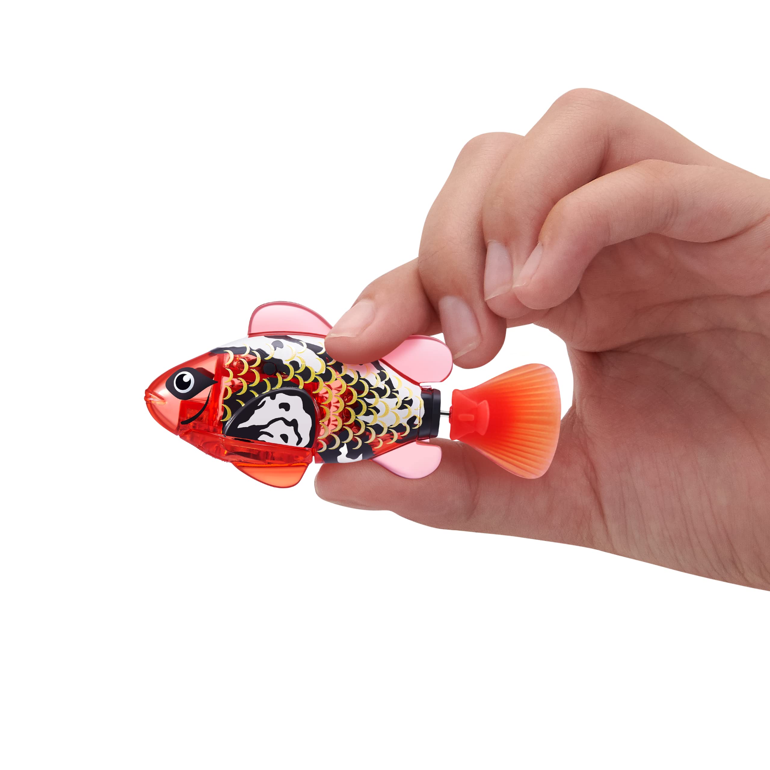 Robo Alive Robo Fish Robotic Swimming Fish (Blue + Red) by ZURU Water Activated, Changes Color, Comes with Batteries, Amazon Exclusive (2 Pack) Series 3