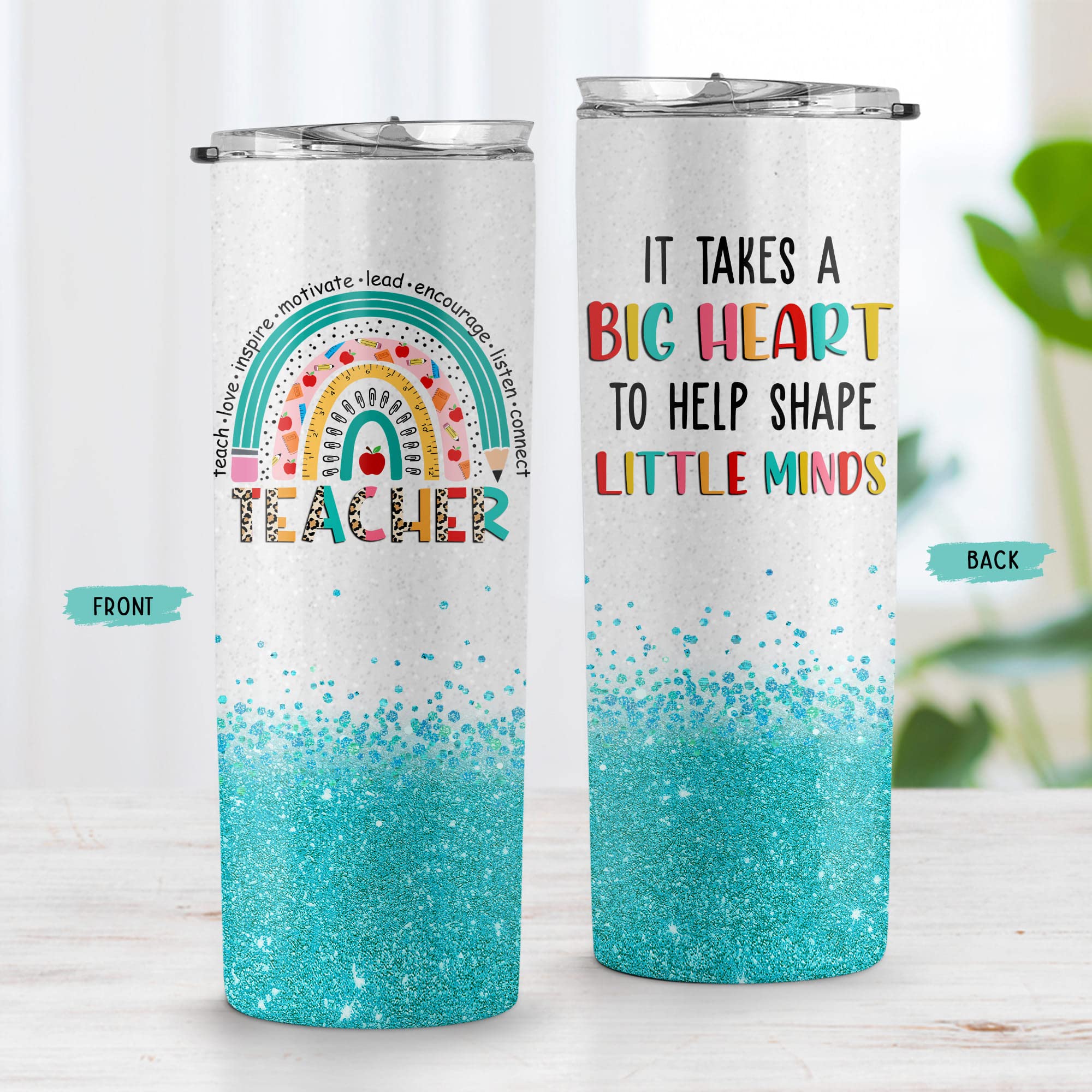 Teacher Gifts for Women - Teacher Appreciation Gifts, Gifts for Teachers Women - Gift for Teachers Women - Teacher Christmas Gifts, Christmas Gifts for Teachers, Birthday Gifts - 20 Oz Skinny Tumbler