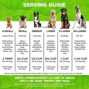 Brutus Vegetable Broth for Dogs | All Natural | Made in USA |Omegas & Turmeric for Healthy Skin & Coat |Human Grade Ingredients |Hydrating Dog Food Topper, Gravy & Treat Salmon 12-Pack