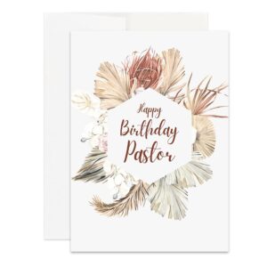 pastor birthday card 5x7inch for pastor card happy birthday pastor christian birthday card for pastor (single card)