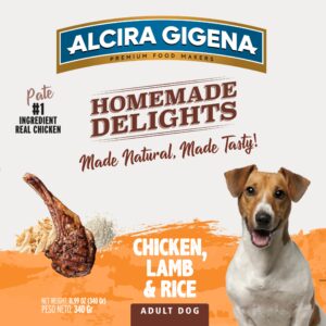 Homemade Delights - Dog Wet Food (Chicken, Lamb and Rice) - (Pack of 12)