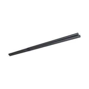 pearl metal gm-4051 c-5907 chopsticks, extra thick, 9.1 inches (23 cm), pentagonal tip, made in japan, dishwasher safe, black