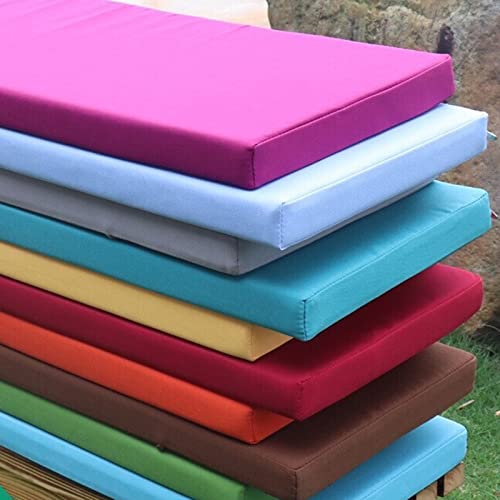 Konsilsa Outdoor/Indoor Bench Cushion, Bench Seat Cushion Seat Pads Terrace Seat Cushion Sofa Cushion Bench Pads Ottoman Bench Cushion(D,150x35x5cm(59x14x2inch))