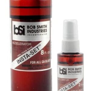 Make Your Day Bob Smith Industries BSI Insta Set Accelerator, 8 Ounce and 2 Ounce Spray Bottle (Pack of 2) Paintbrushes