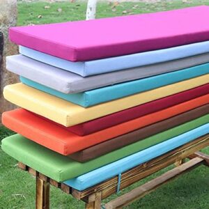 Konsilsa Outdoor/Indoor Bench Cushion, Bench Seat Cushion Seat Pads Terrace Seat Cushion Sofa Cushion Bench Pads Ottoman Bench Cushion(D,150x35x5cm(59x14x2inch))