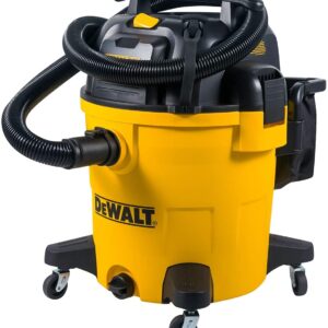 DEWALT Poly Wet/Dry Vacuum DXV12P 12 Gallon Professional Shop Vacuum, 5.5 HP Power, 27 ft Working Range