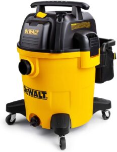 dewalt poly wet/dry vacuum dxv12p 12 gallon professional shop vacuum, 5.5 hp power, 27 ft working range