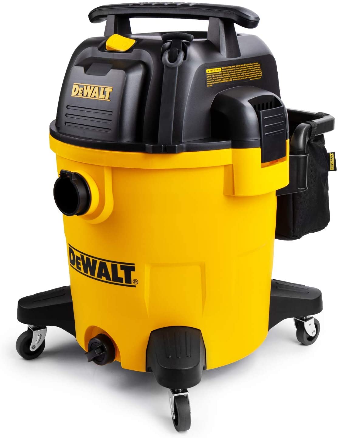 DEWALT Poly Wet/Dry Vacuum DXV12P 12 Gallon Professional Shop Vacuum, 5.5 HP Power, 27 ft Working Range