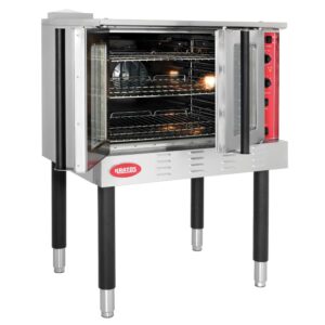 Kratos Commercial Convection Oven - Full Size Single Stack Oven for Restaurants, 54,000 BTU, Liquid Propane Powered (29Y-048-LP)