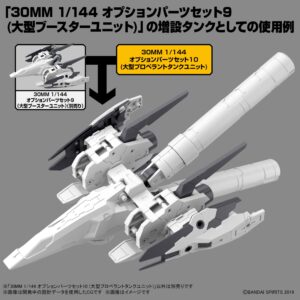 Bandai Hobby - 30 Minute Missions - #21 Option Parts Set 10 (Large Propellant Tank Unit) 30 MM 1/144 Model Kit