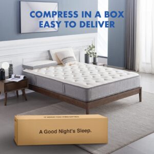 DH DIGLANT HOME King Mattress,10" Memory Foam Hybrid Tight Top Mattress with Pocket Spring,Medium-Firm Foam Mattress Sleep Motion Isolation, Supportive Pressure Relief,King Size Mattress-in-a-Box