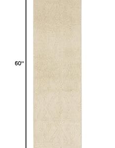 Mohawk Home Vado Modern Contemporary Geometric Sand 2' x 5' Area Rug Perfect for Living Room, Dining Room, Office