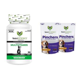 vetriscience canine plus multivitamin and pinchers pill hiding treats