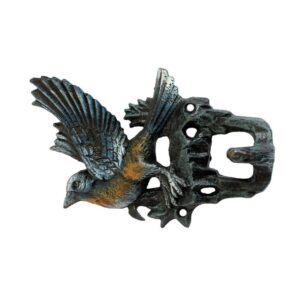 WINTENT Antique Cast Iron Bird Wall Hook Single, Rustic Coat Hooks for Wall,Decorative Wall Hook for Hanging Coats, Towels, Keys, Ropes