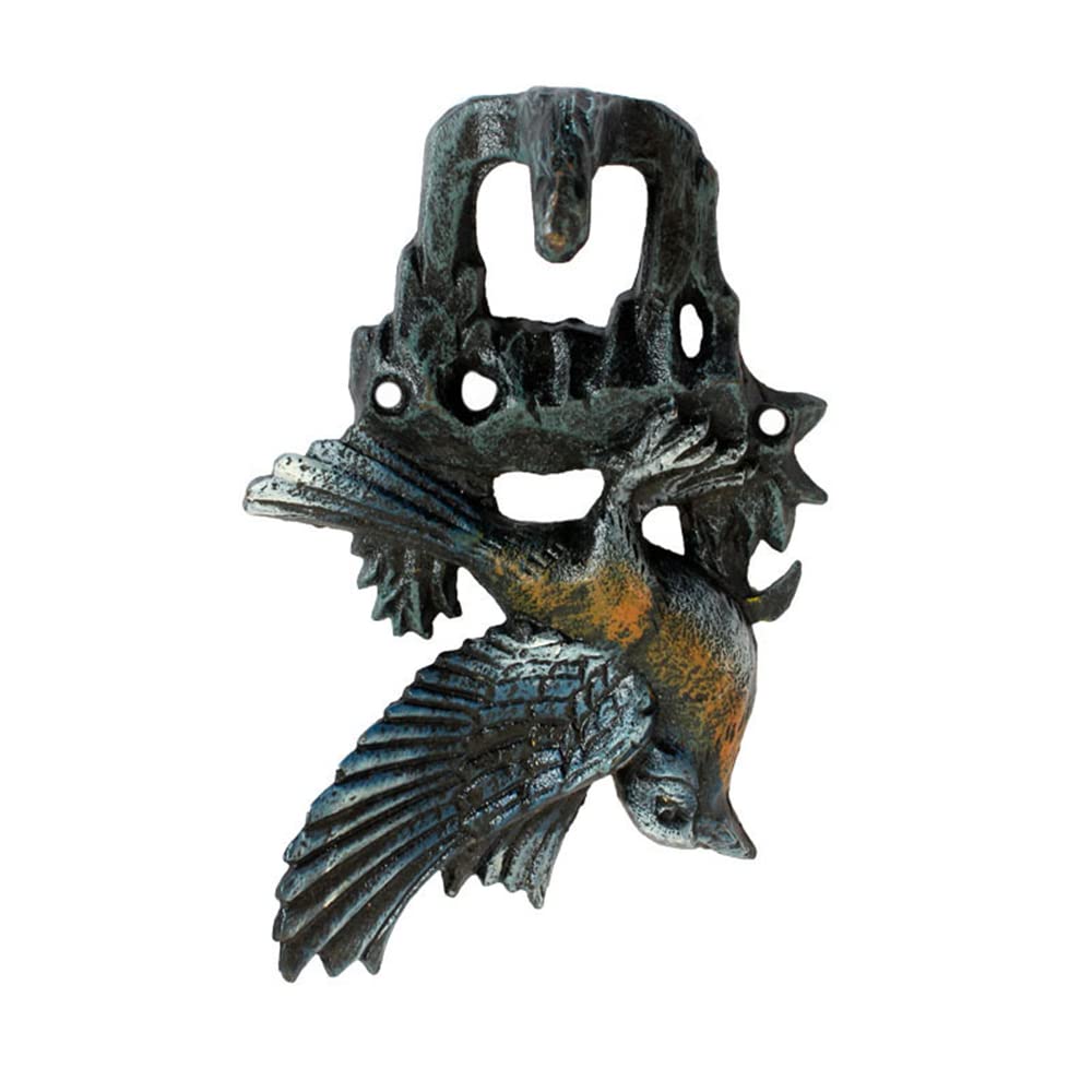 WINTENT Antique Cast Iron Bird Wall Hook Single, Rustic Coat Hooks for Wall,Decorative Wall Hook for Hanging Coats, Towels, Keys, Ropes