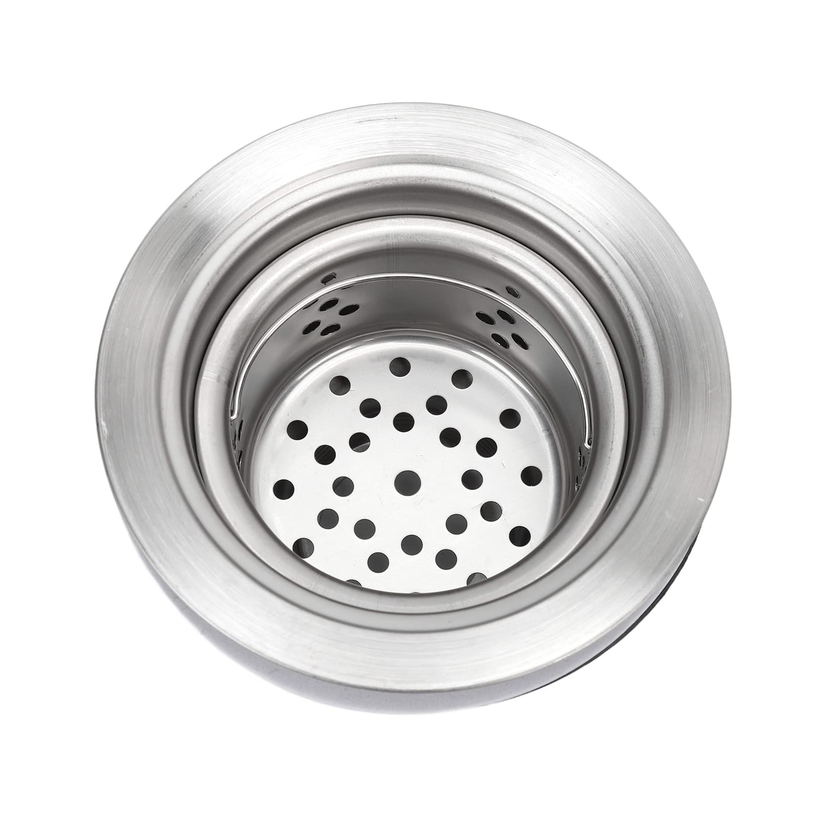 Drain Plug Stainless Steel Sink Plug, Hair Salon Shampoo Basin Drain Plug, Sink Plug with Hair Catcher Accessories for Shampoo Bed