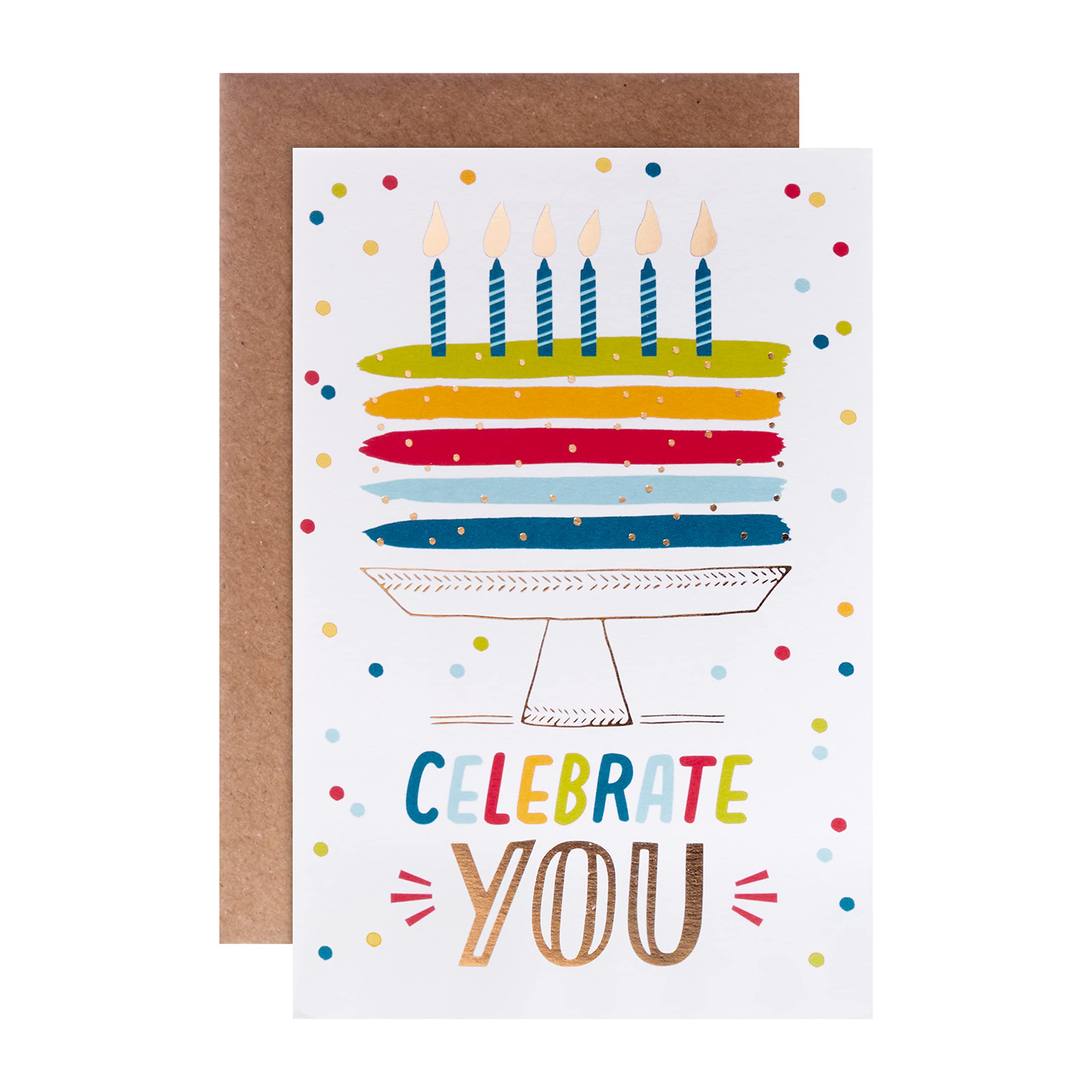 Hallmark Video Greetings Birthday Card - 'Celebrate You' Cake Design