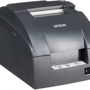 Epson TM-U220B Dot Matrix Compact POS Impact Receipt and Kitchen Label Printer - DK Port and Ethernet Connectivity - Print Speeds up to 6.0 lps, 4 Lines Per Second, Auto-Cutter, DAODYANG