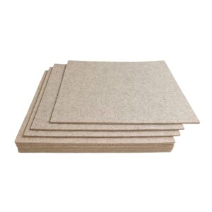 jtnohx 3mm thick felt, stiff felt sheets, 12" x 12" heavy felt for crafts, 10 pcs hard felt fabric for diy project (blend)