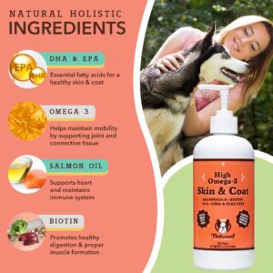 Natural Dog Company Everyday Itch Relief Bundle, Includes (1) Multivitamin Supplement Chews -90 pcs and (1) Skin and Coat Oil Food Topper-16 oz., Vitamins for dogs, Itch relief, Skin and Coat suppleme