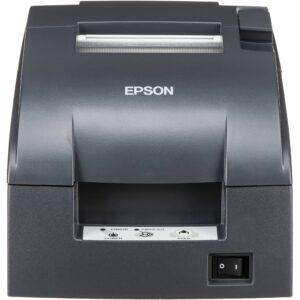 Epson TM-U220B Dot Matrix Compact POS Impact Receipt and Kitchen Label Printer - DK Port and Ethernet Connectivity - Print Speeds up to 6.0 lps, 4 Lines Per Second, Auto-Cutter, DAODYANG