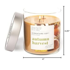 Signature Soy Lidded Autumn Harvest Scented Candle